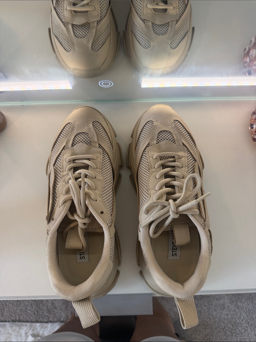 Steve Madden Chunky Tan Sneakers
